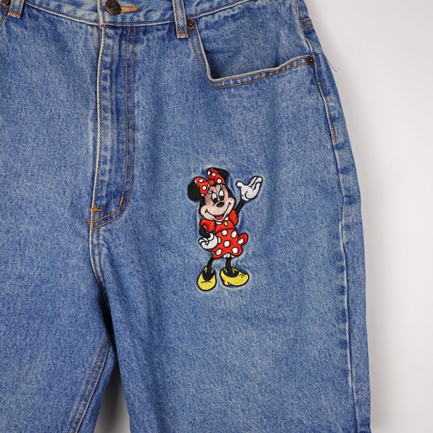 Vintage Mini Mouse Jorts - Women's XL