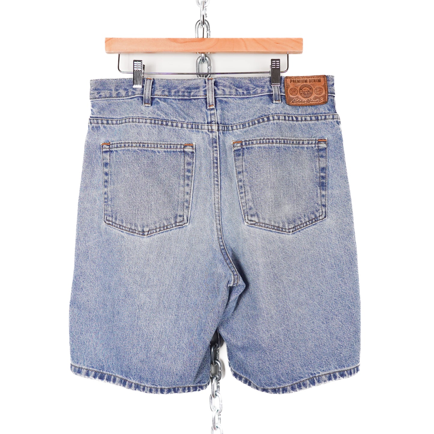 Vintage Eddie Bauer Denim Shorts - Size 34