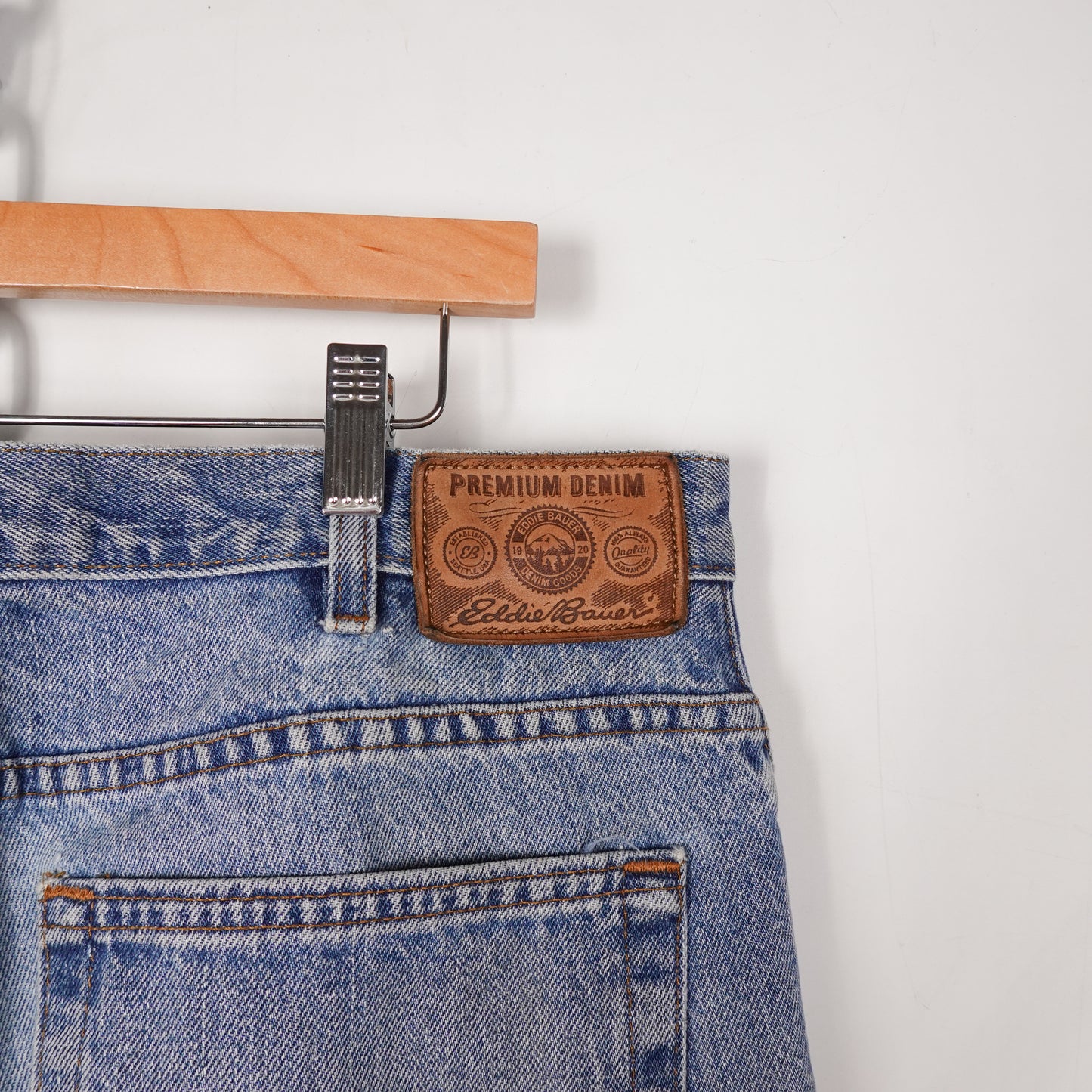 Vintage Eddie Bauer Denim Shorts - Size 34