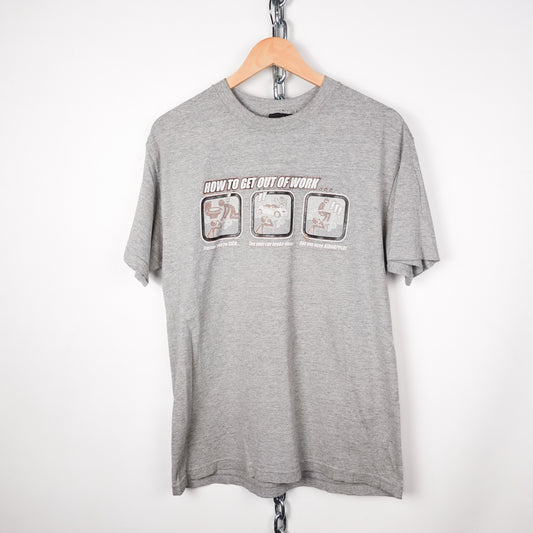 Vintage Get Out Of Work Tee - Size L