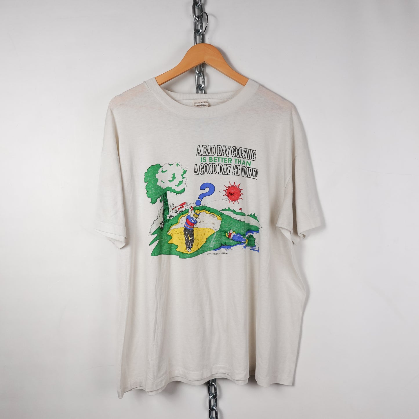 1995 A Bad Golf Day is better than a Good Work Day Tee - Size XL
