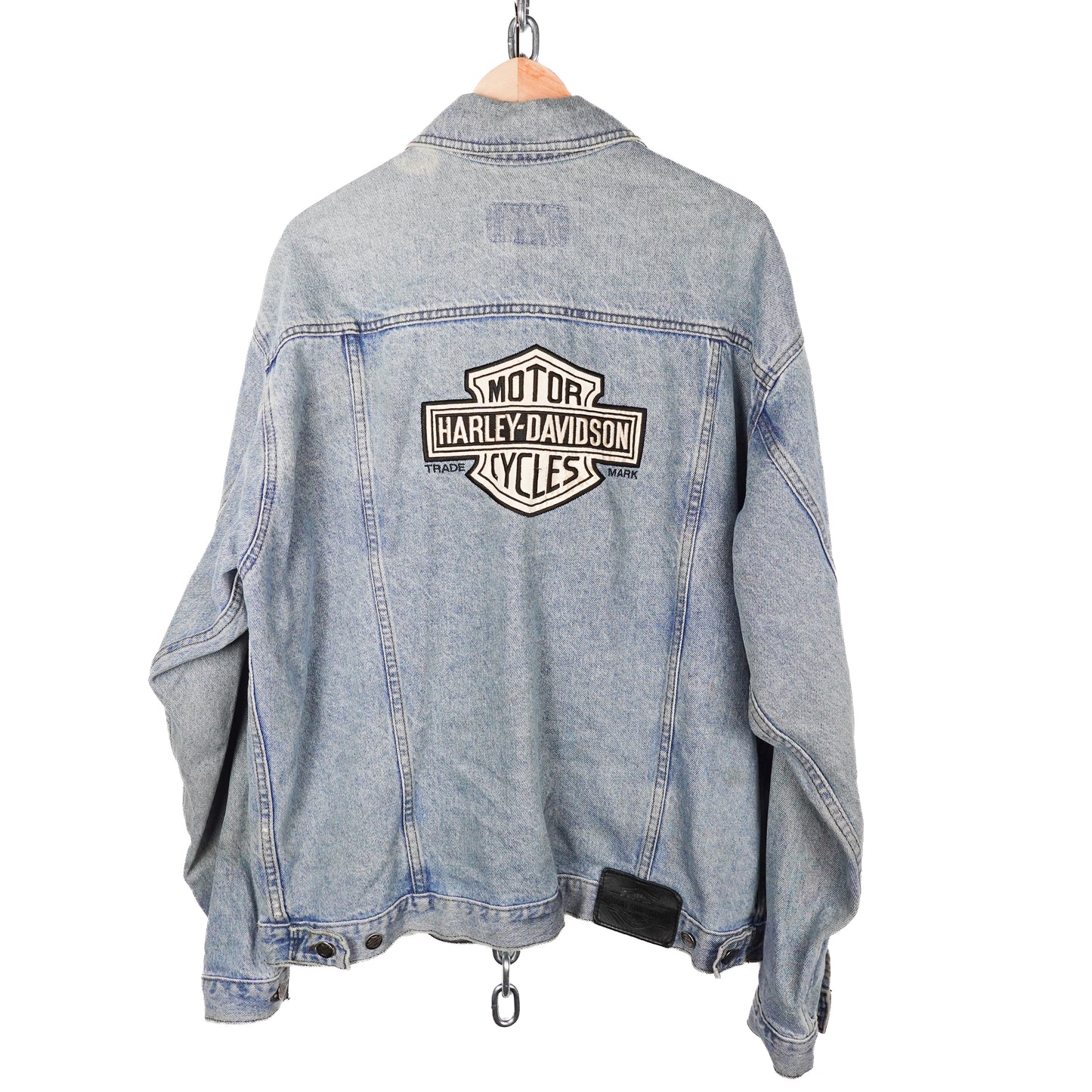 Vintage Harley Davidson Denim Jacket - Size XL