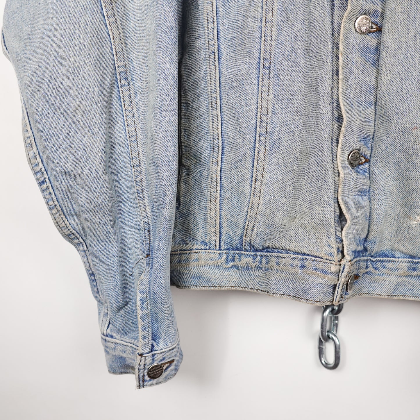 Vintage Harley Davidson Denim Jacket - Size XL