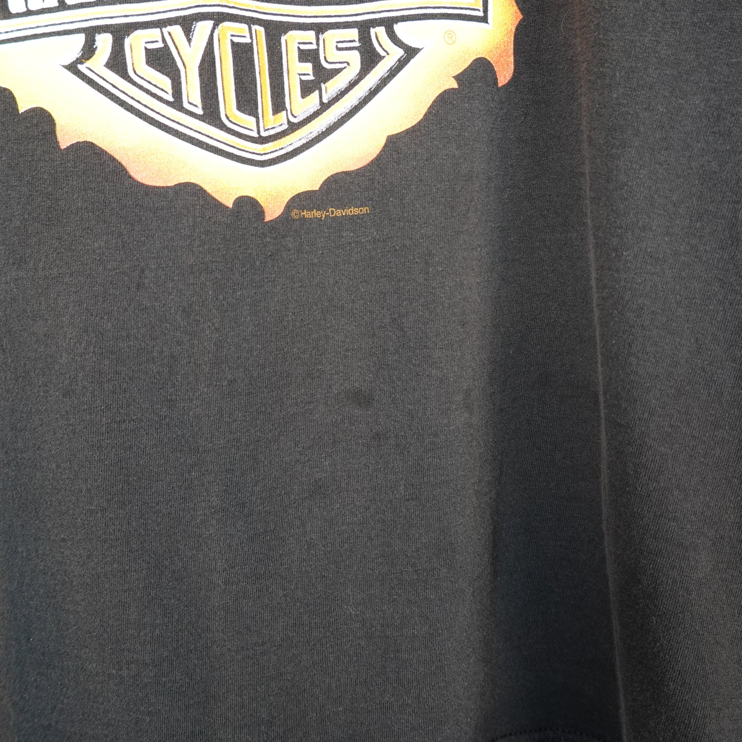 1990s Harley Davidson Packin Heat Bootleg Tee - Size XL