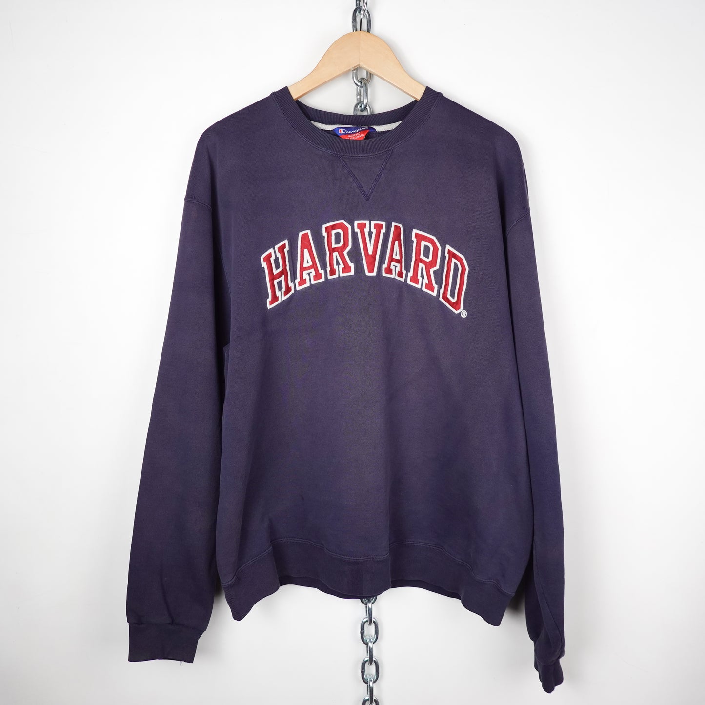 Y2K Champion Harvard Crewneck - Size XL