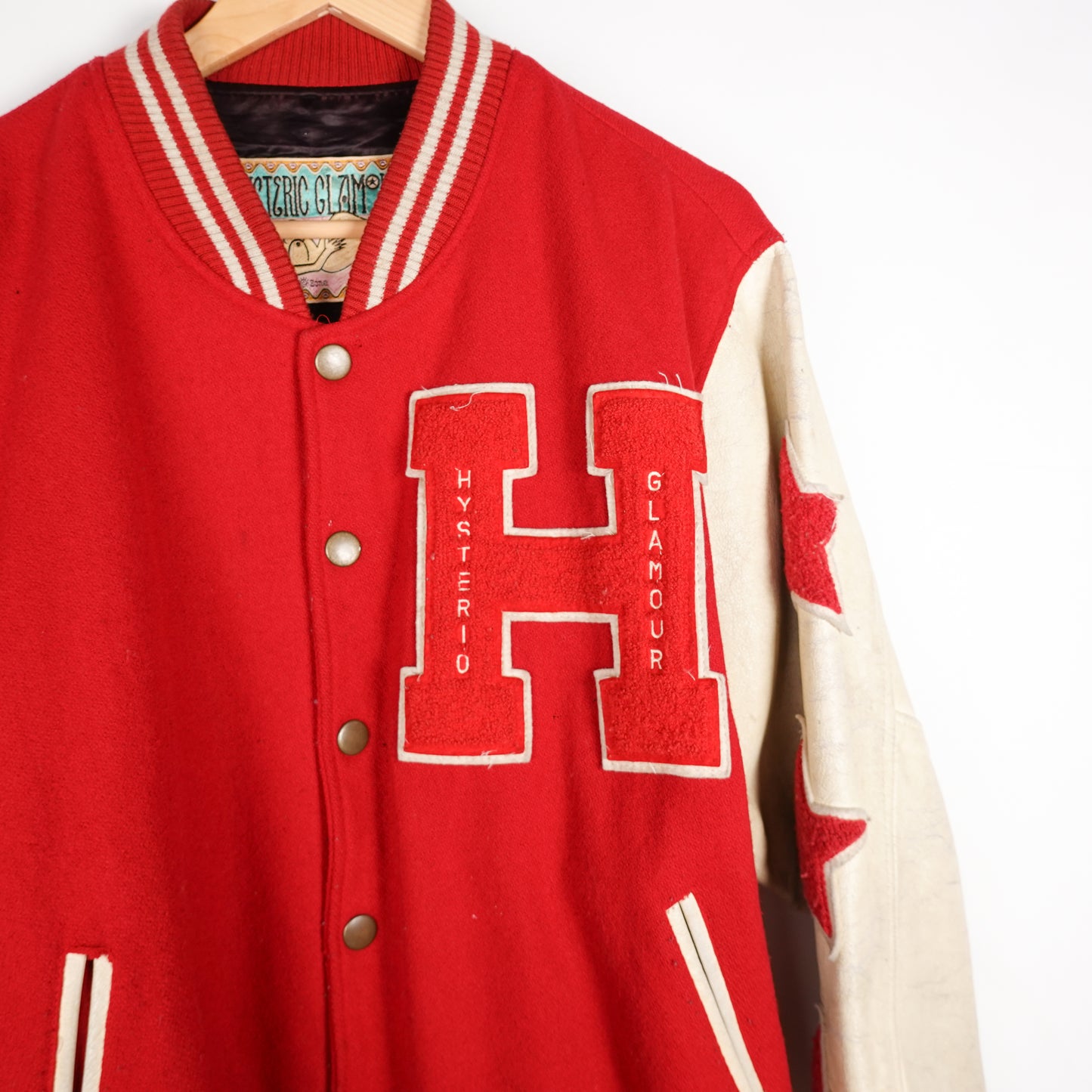 Hysteric Glamour Toy Robot Letterman Jacket - Size L
