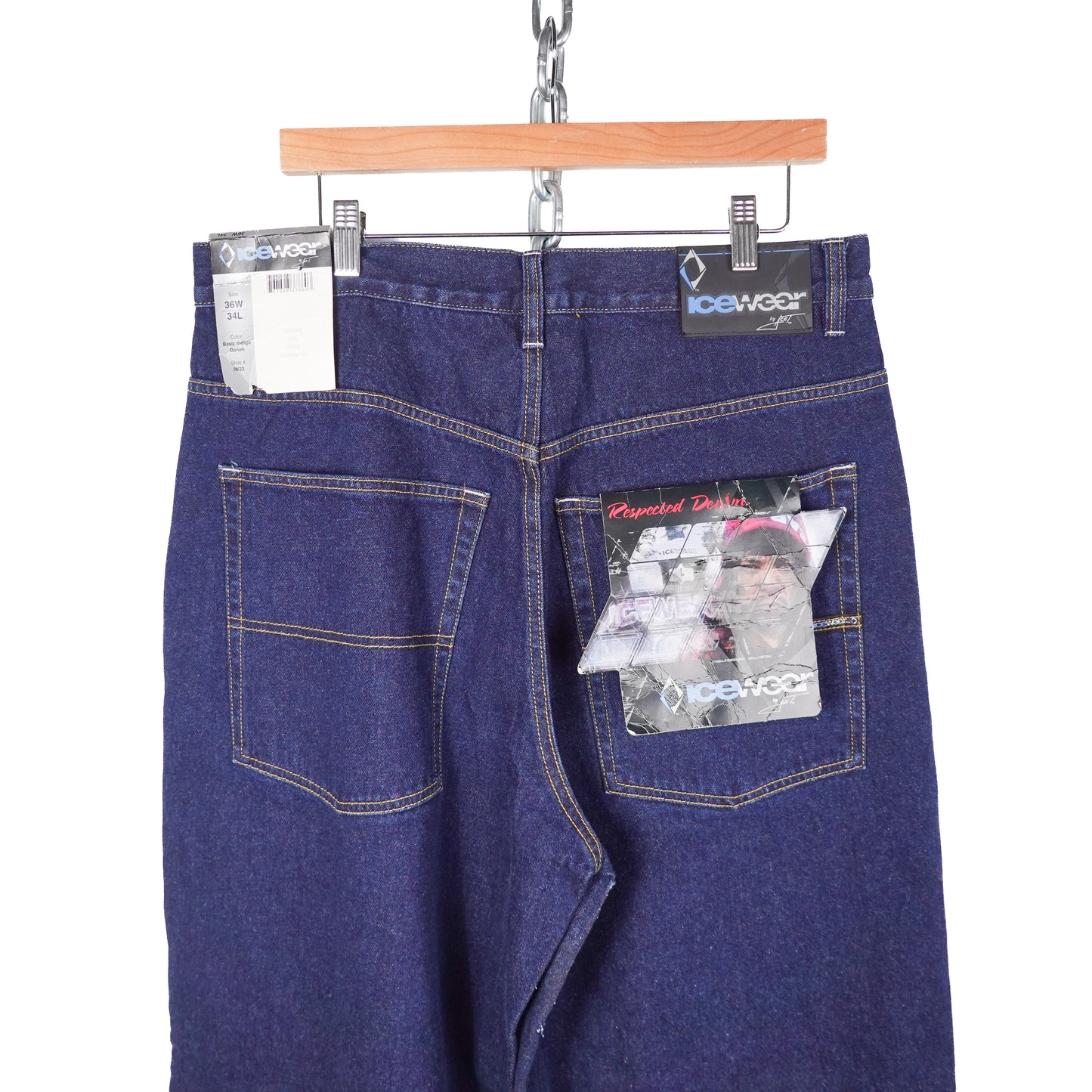 Y2K Icewear Baggy Denim - Size 34
