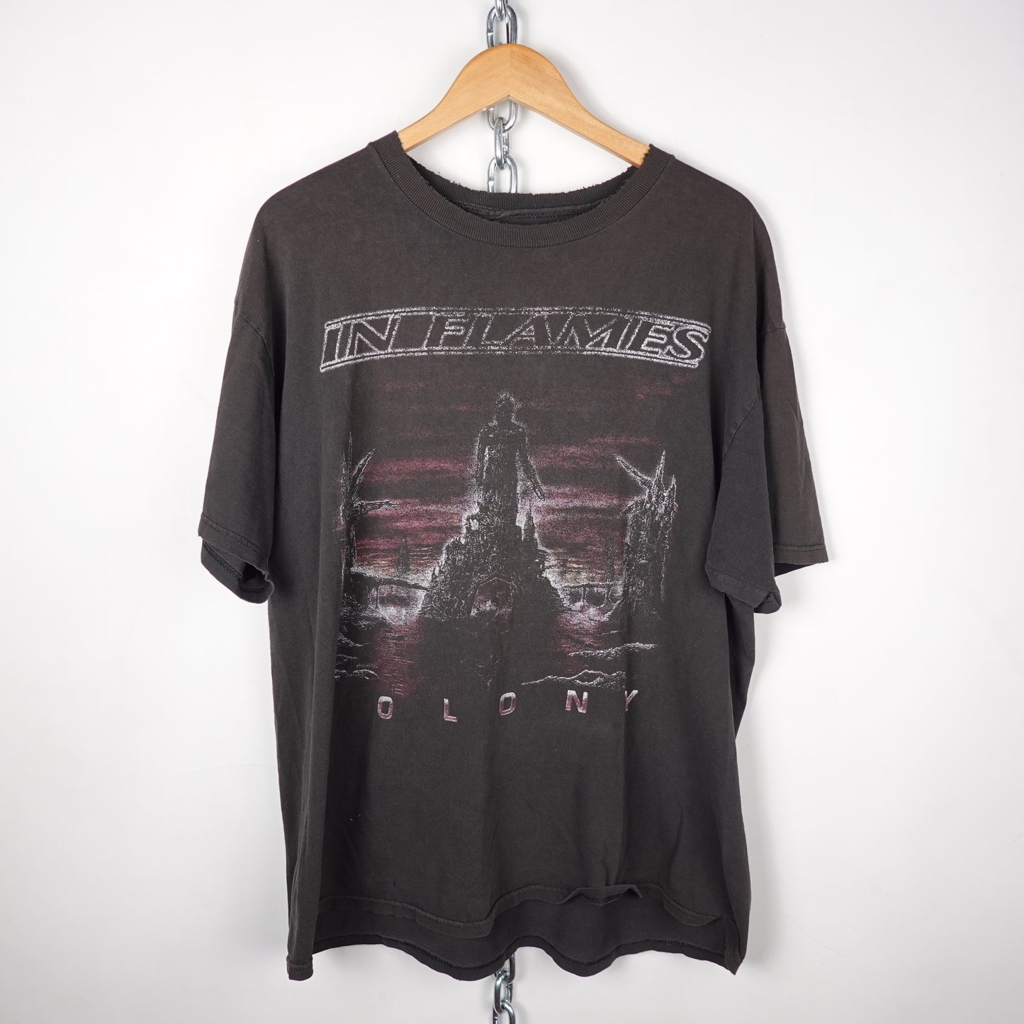 Vintage In Flames Colony Tee - Size XL