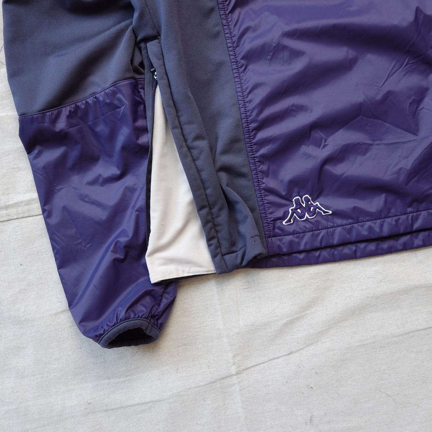 Vintage Kappa Asymmetrical 1/4 Zip Jacket - Size L