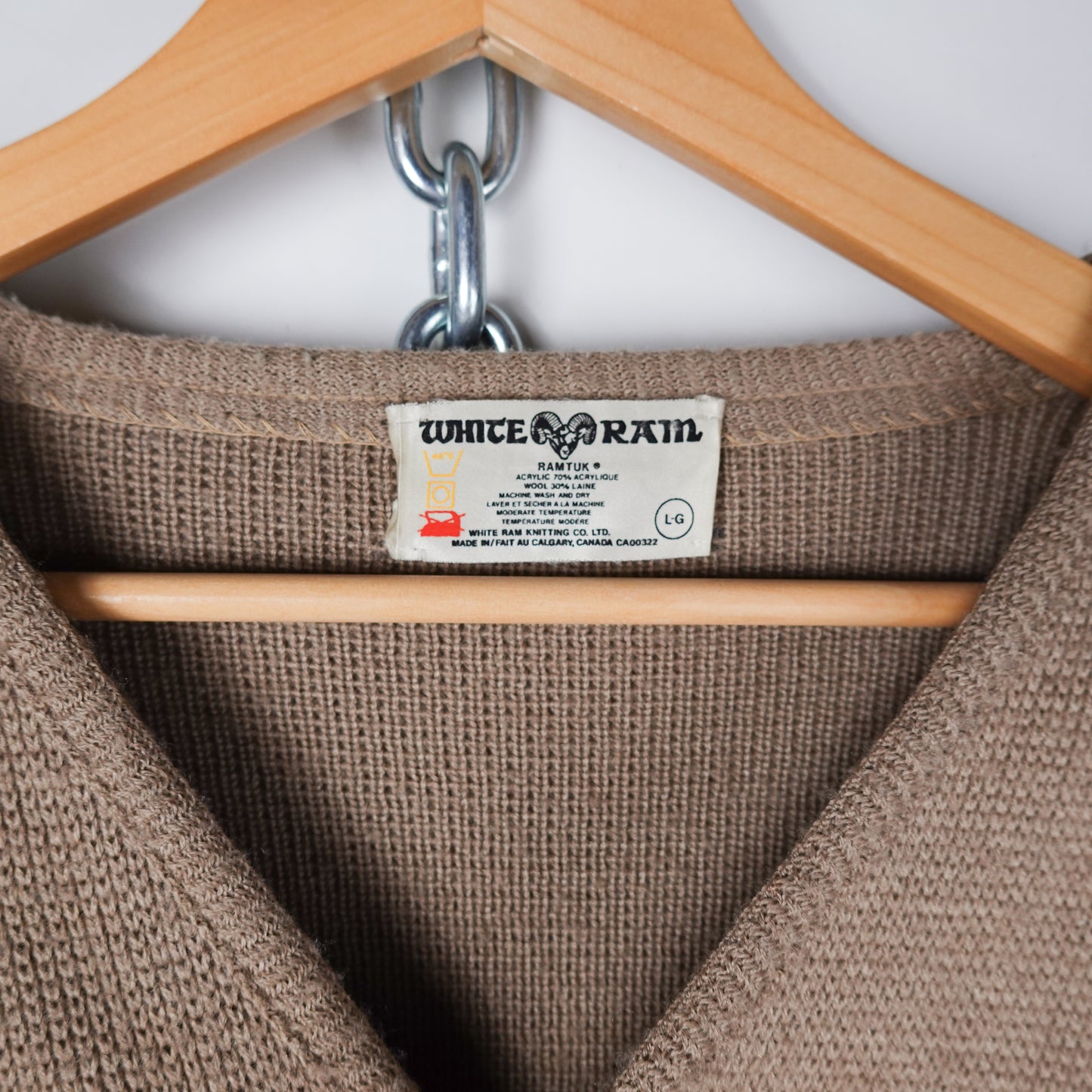 Vintage Wool Cardigan - Size M