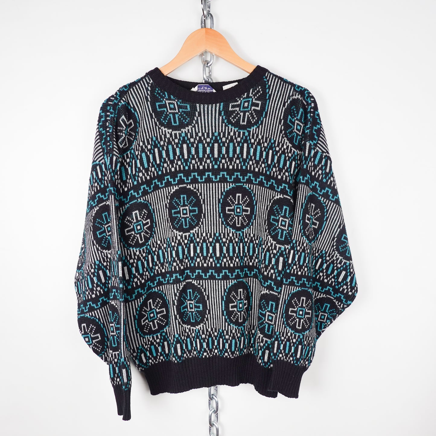 Vintage Club International Knit Sweater - Size L