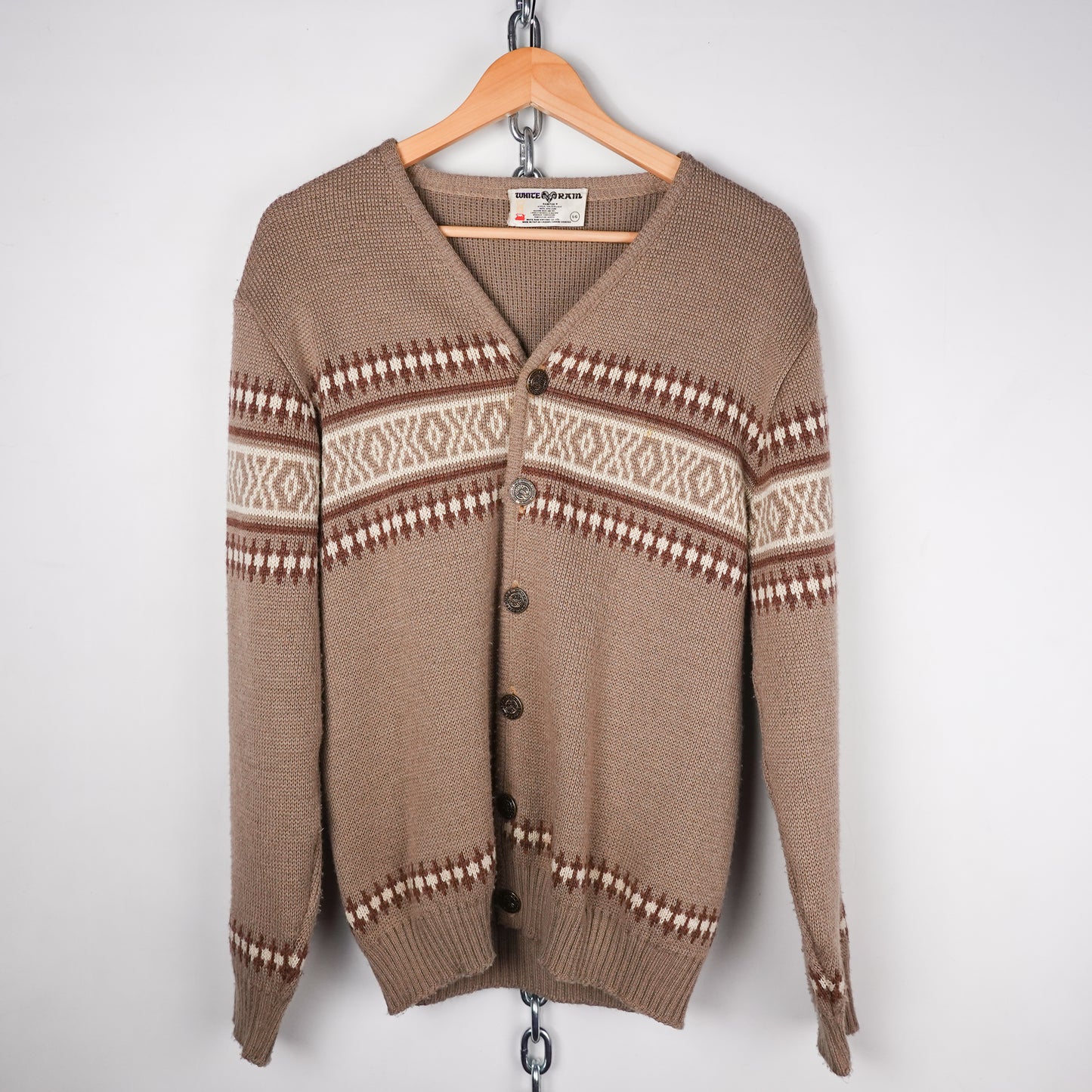 Vintage Wool Cardigan - Size M