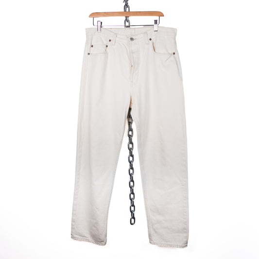 Vintage Levis 501XX  White Jeans - Size 34