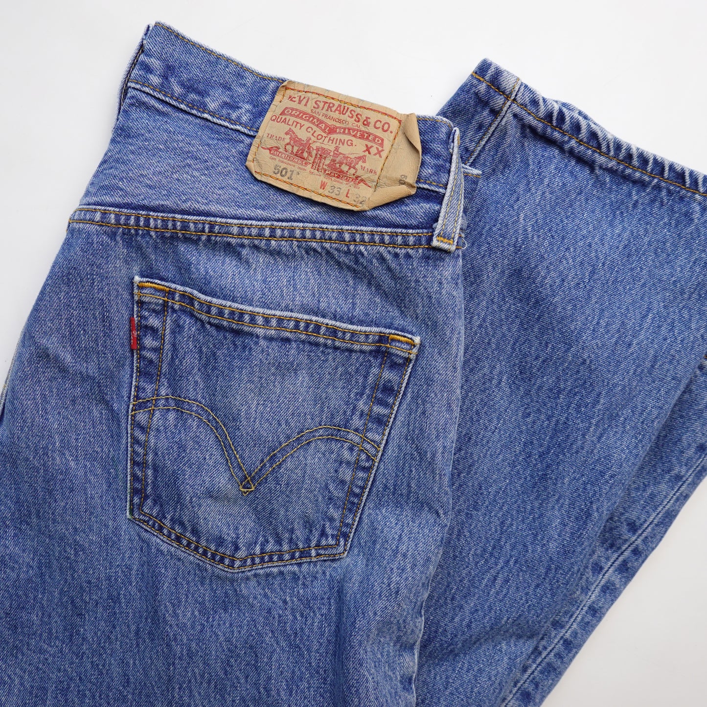Vintage Levi's 501 Light Wash Pant - Size 31