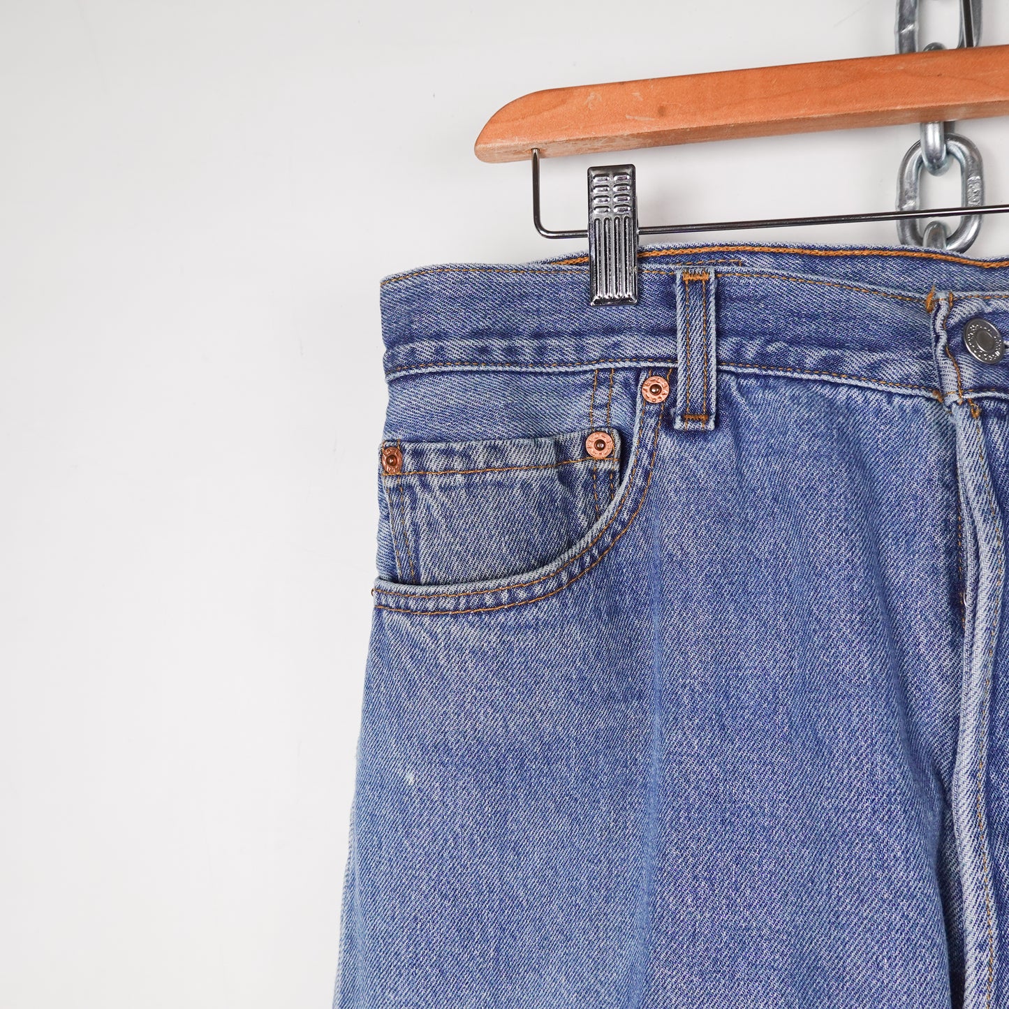 Vintage Levi's 501 Blue Jeans - Size 34