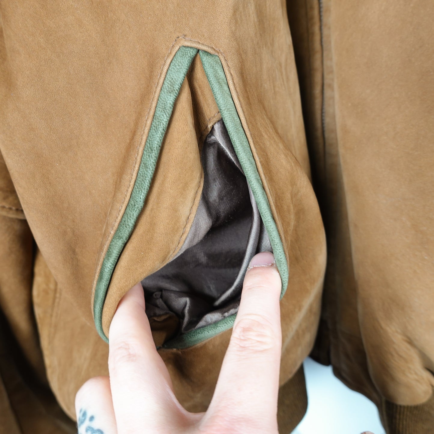 Vintage L.L. Bean Leather Suede Jacket - Size XL
