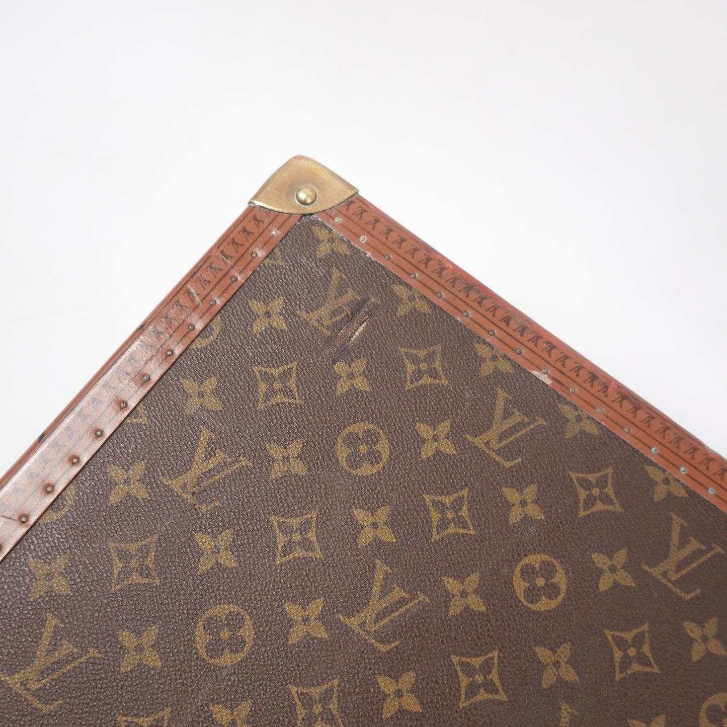 Louis Vuitton Vintage Alzer 75 Trunk - Broken Handle