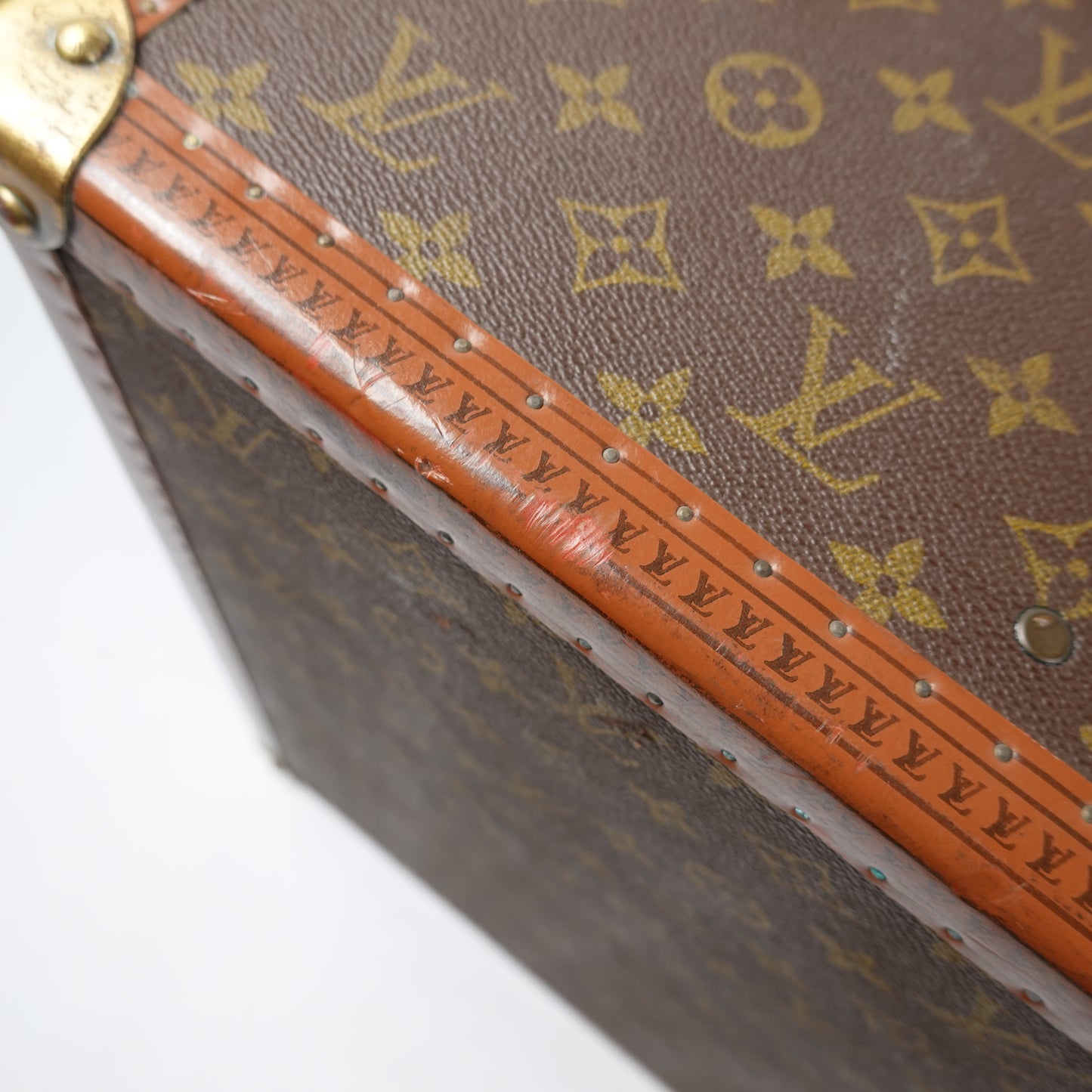 Louis Vuitton Vintage Alzer 75 Trunk - Broken Handle
