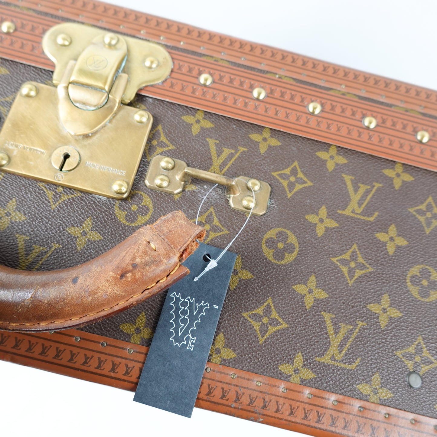 Louis Vuitton Vintage Alzer 75 Trunk - Broken Handle