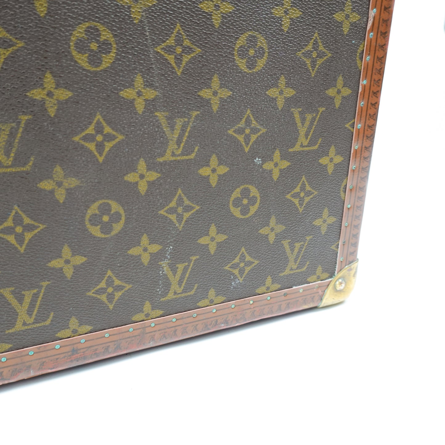 Louis Vuitton Vintage Alzer 75 Trunk - Broken Handle