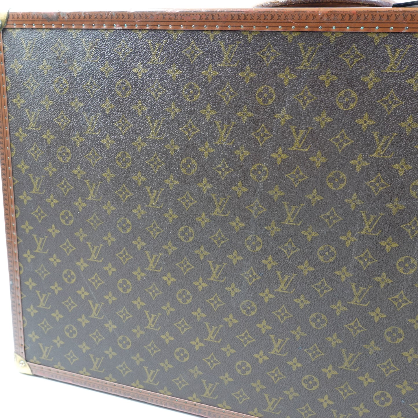Louis Vuitton Vintage Alzer 75 Trunk - Broken Handle