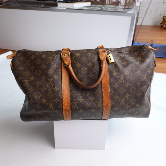 1970s Louis Vuitton Keepall 50 Duffle Bag