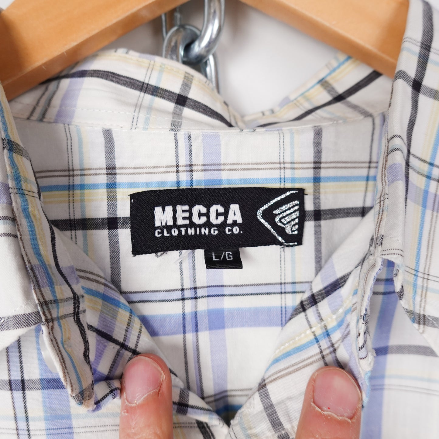Vintage Mecca SS Button Up - Size L