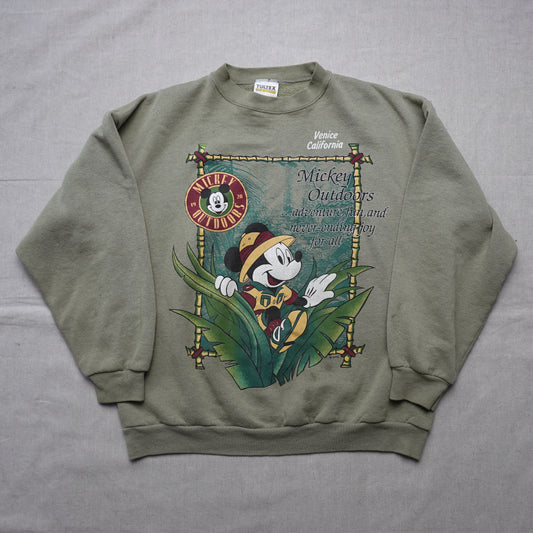 Vintage Mickey Outdoors Crewneck - Size L