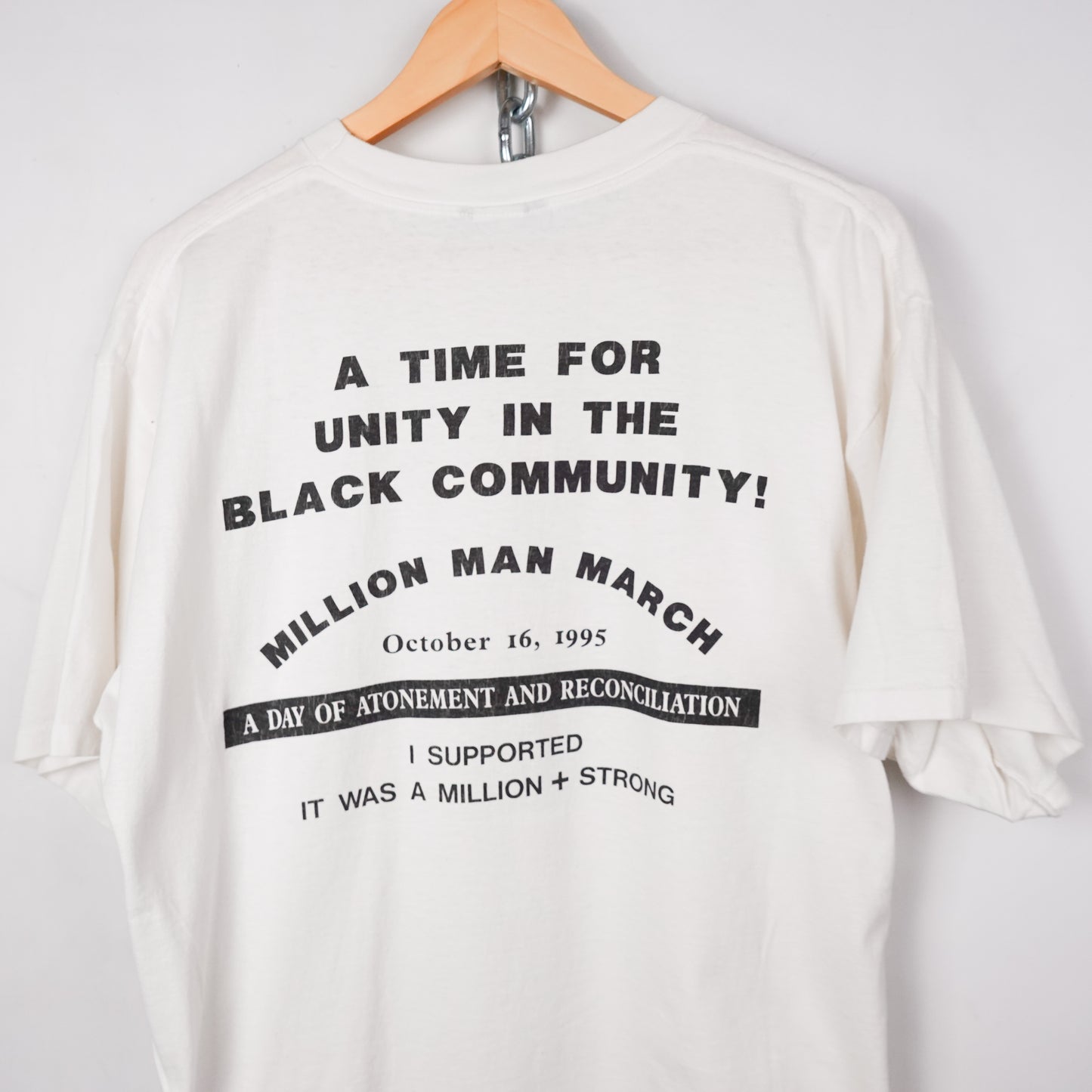 1995 Million Man March Tee - Size XL