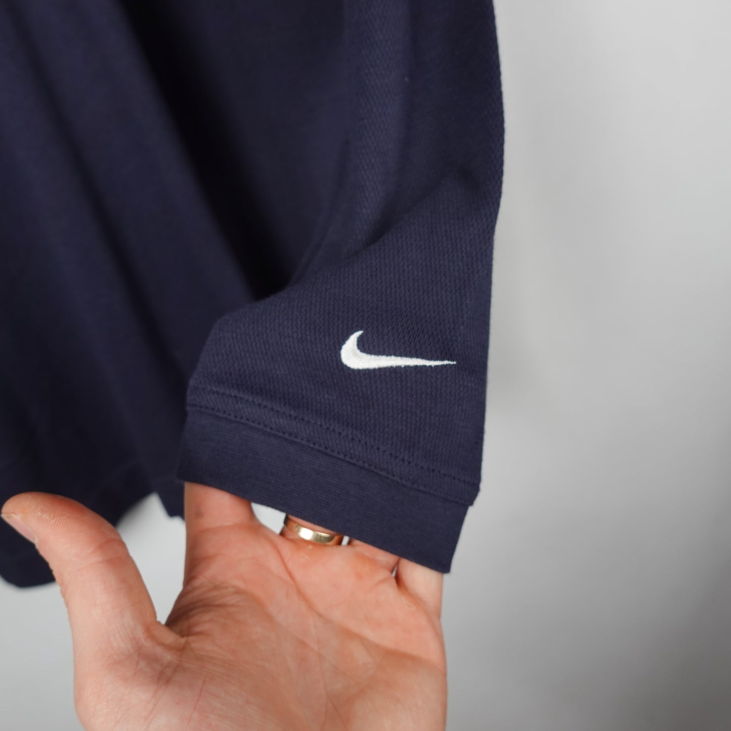 Nike Golf Navy L/S Polo - Size L