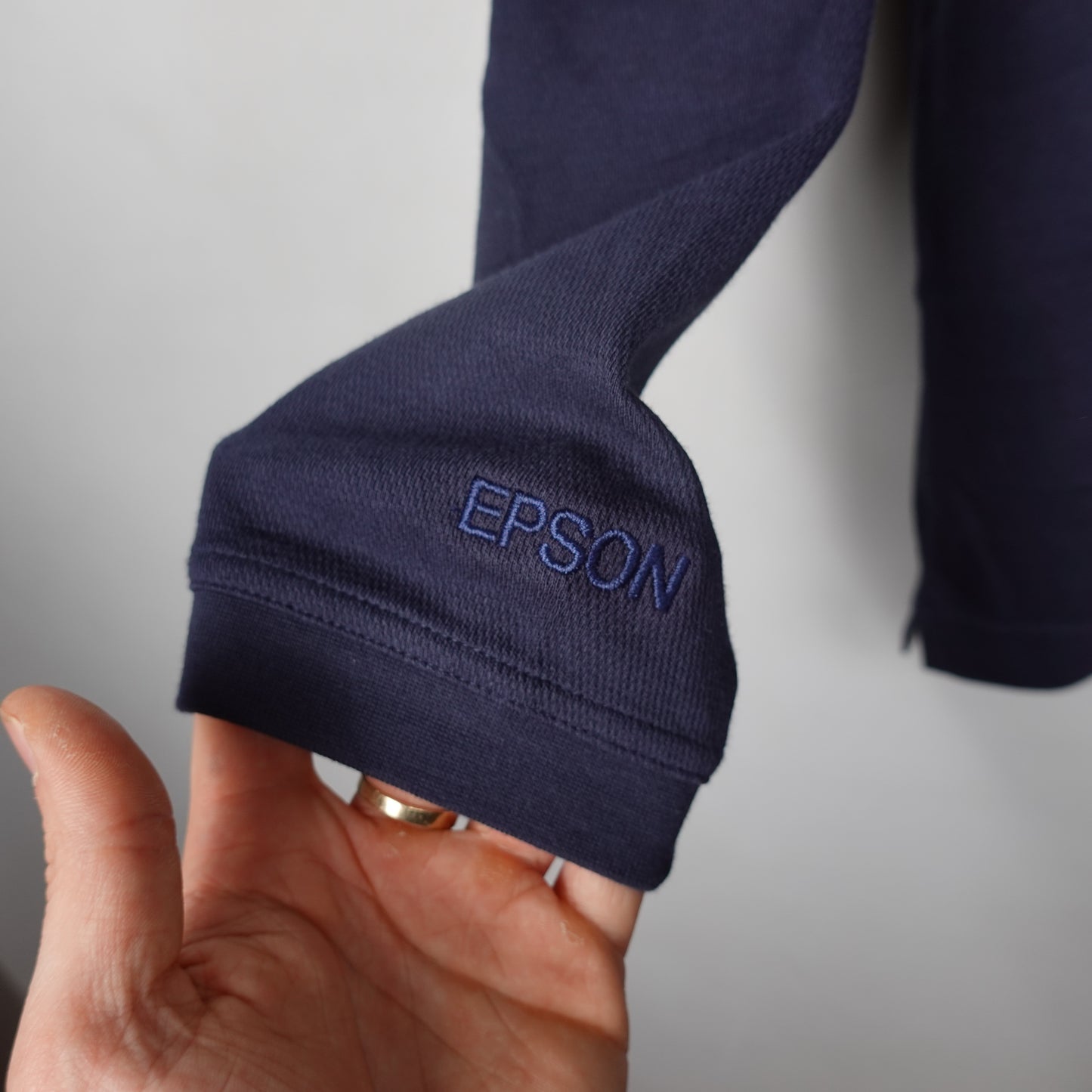 Nike Golf Navy L/S Polo - Size L