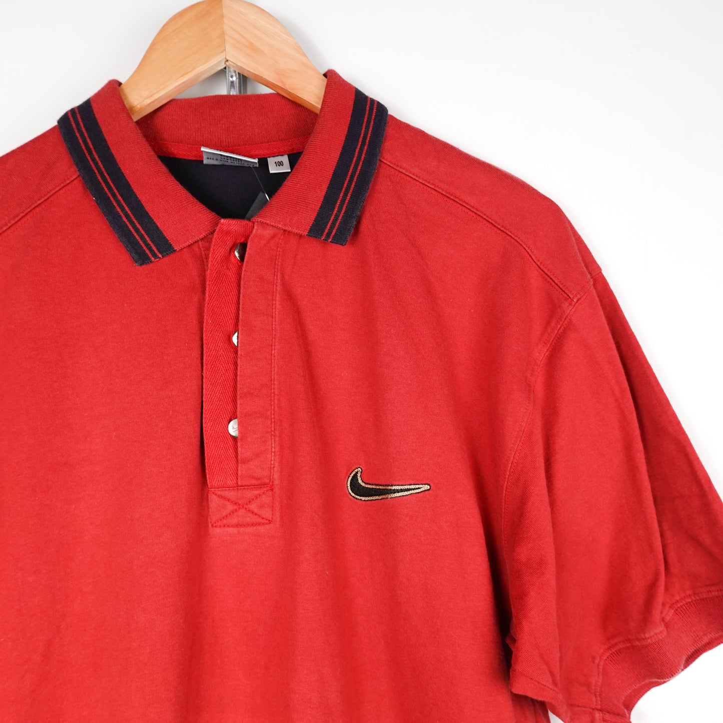 Vintage Nike Red Golf Polo - Size M