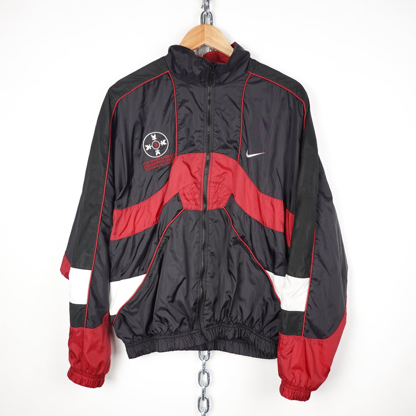 1997 Nike Indigenous Games Windbreaker - Size M