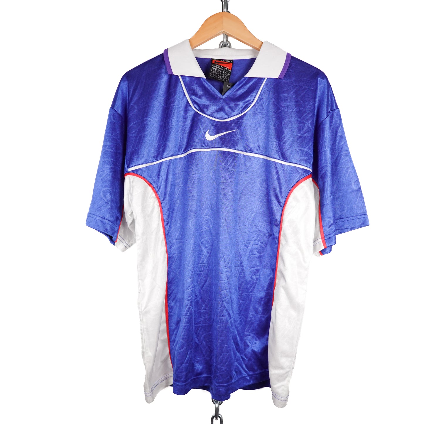 1990s Nike Blue/White Jersey - Size L
