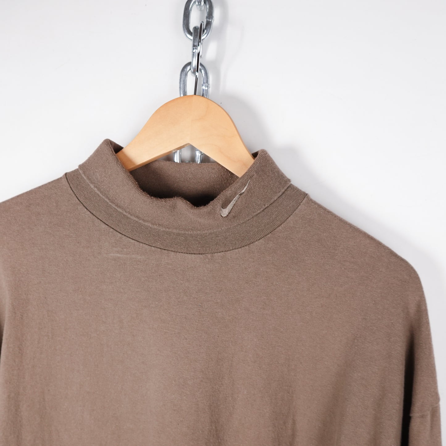 Vintage Nike Mock Neck LS Tee - Size XL
