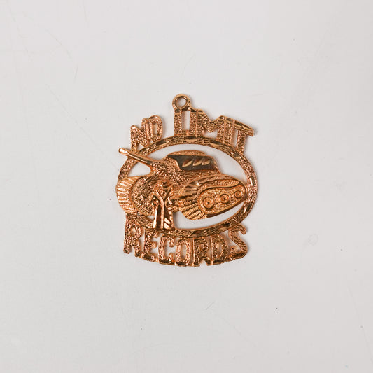 Vintage No Limit Records Pendant