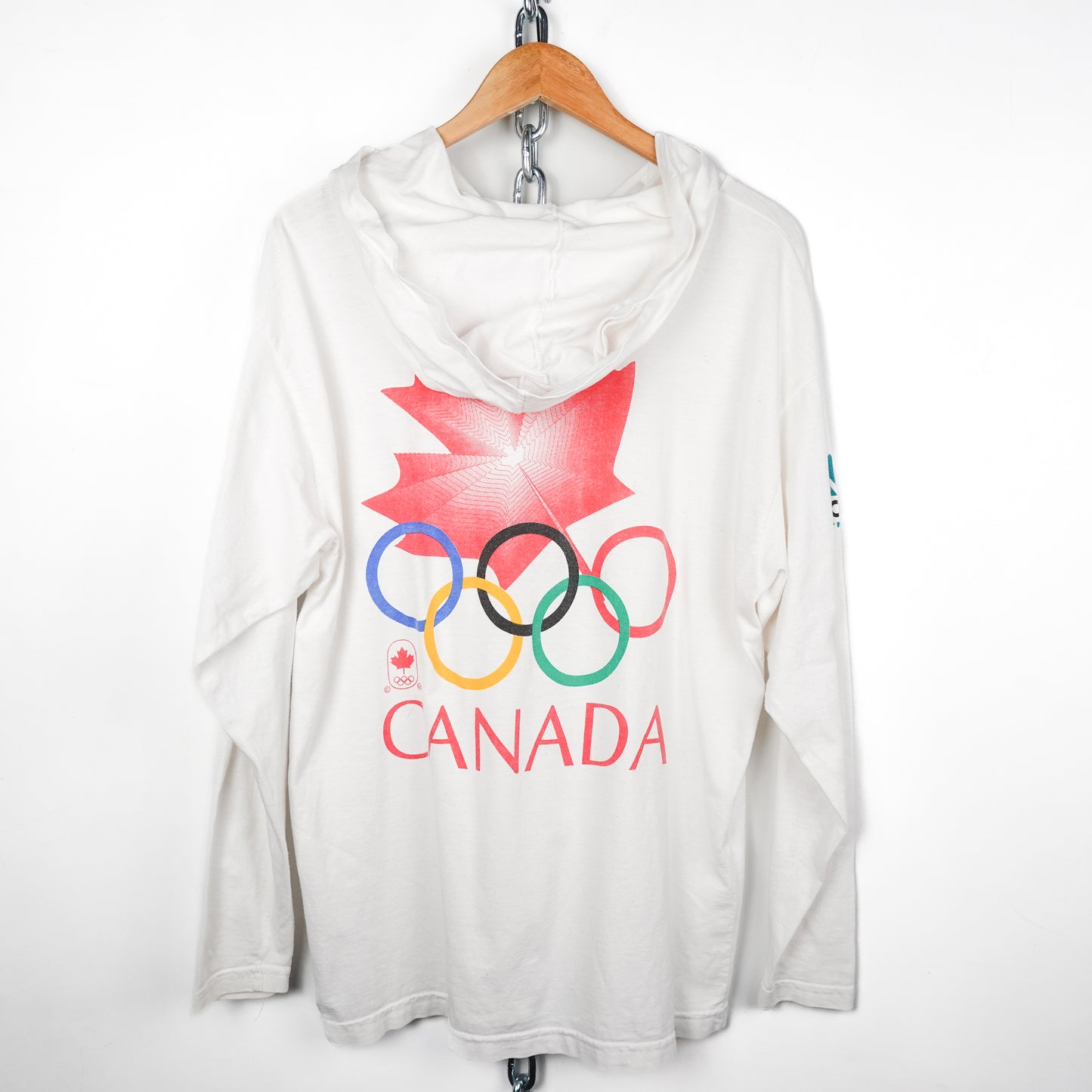 1992 Barcelona Olympics Hooded Shirt - Size L