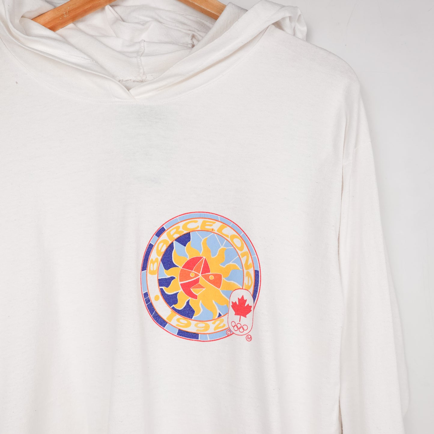 1992 Barcelona Olympics Hooded Shirt - Size L