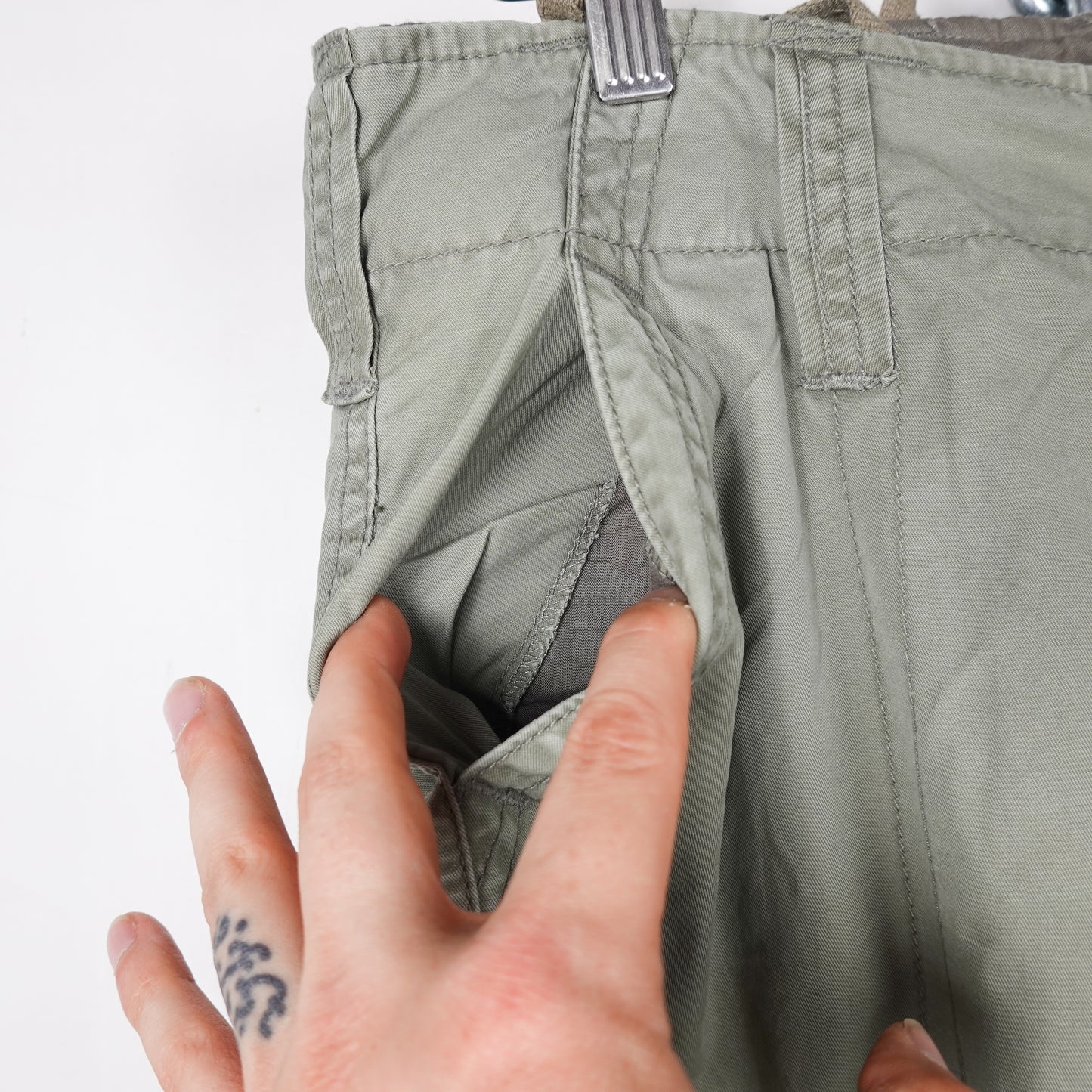 Y2K Oxygen Green Cargo Pants - Size 28