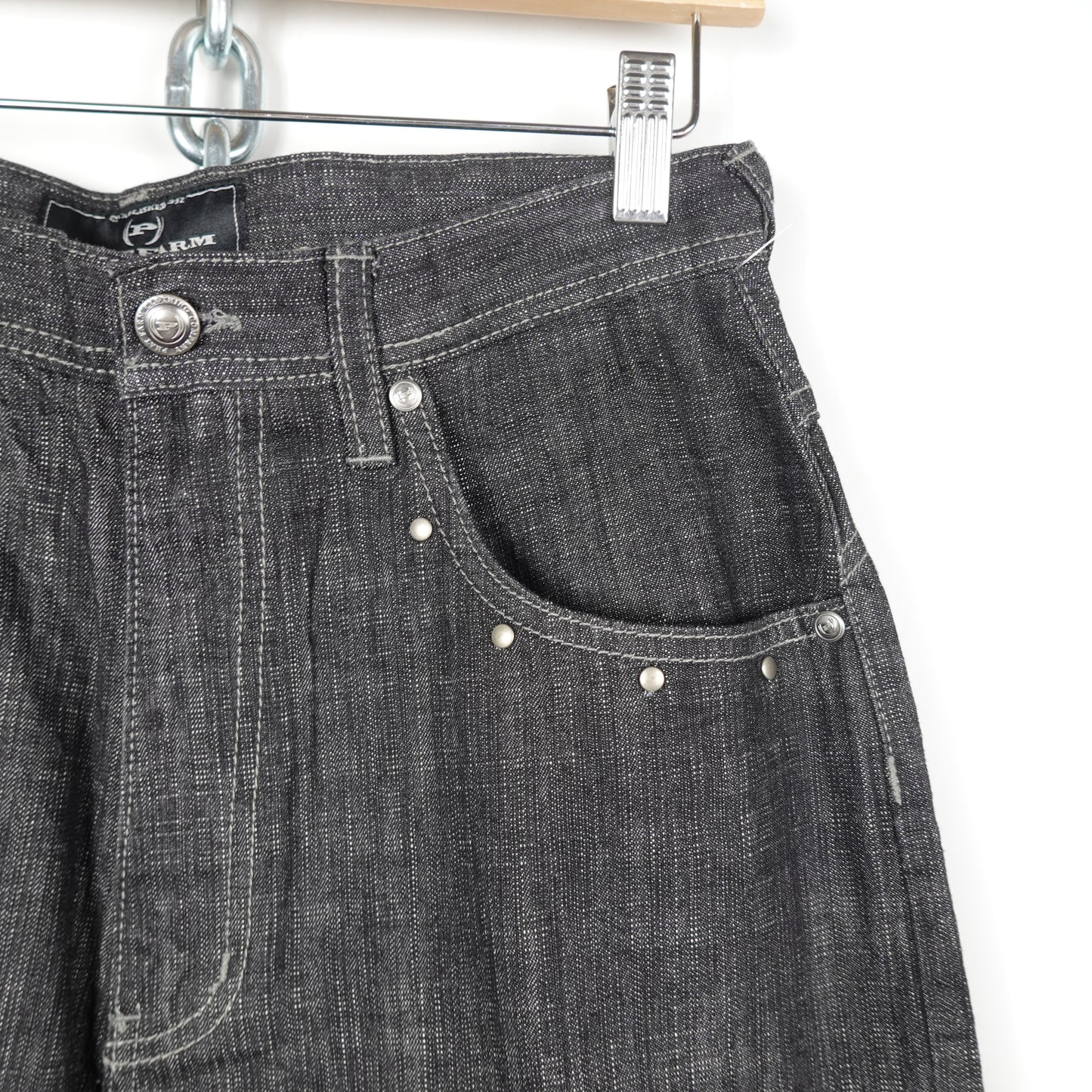 Phat Farm Black Baggy Denim - Size 29