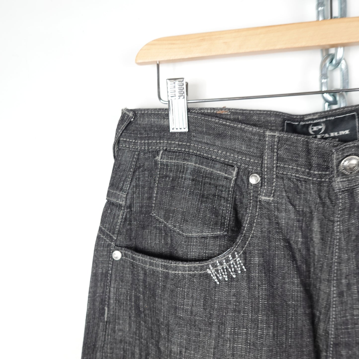 Phat Farm Black Baggy Denim - Size 29