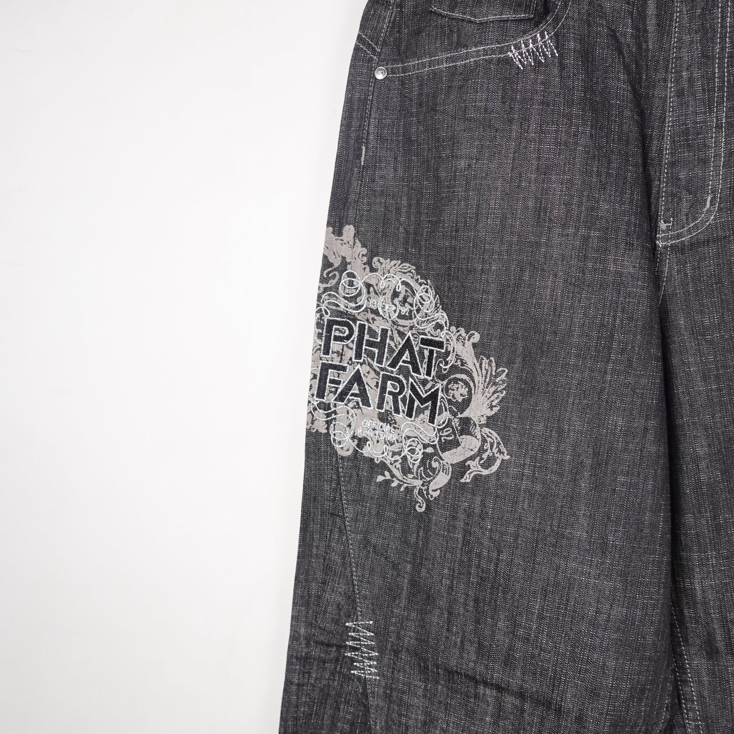 Phat Farm Black Baggy Denim - Size 29