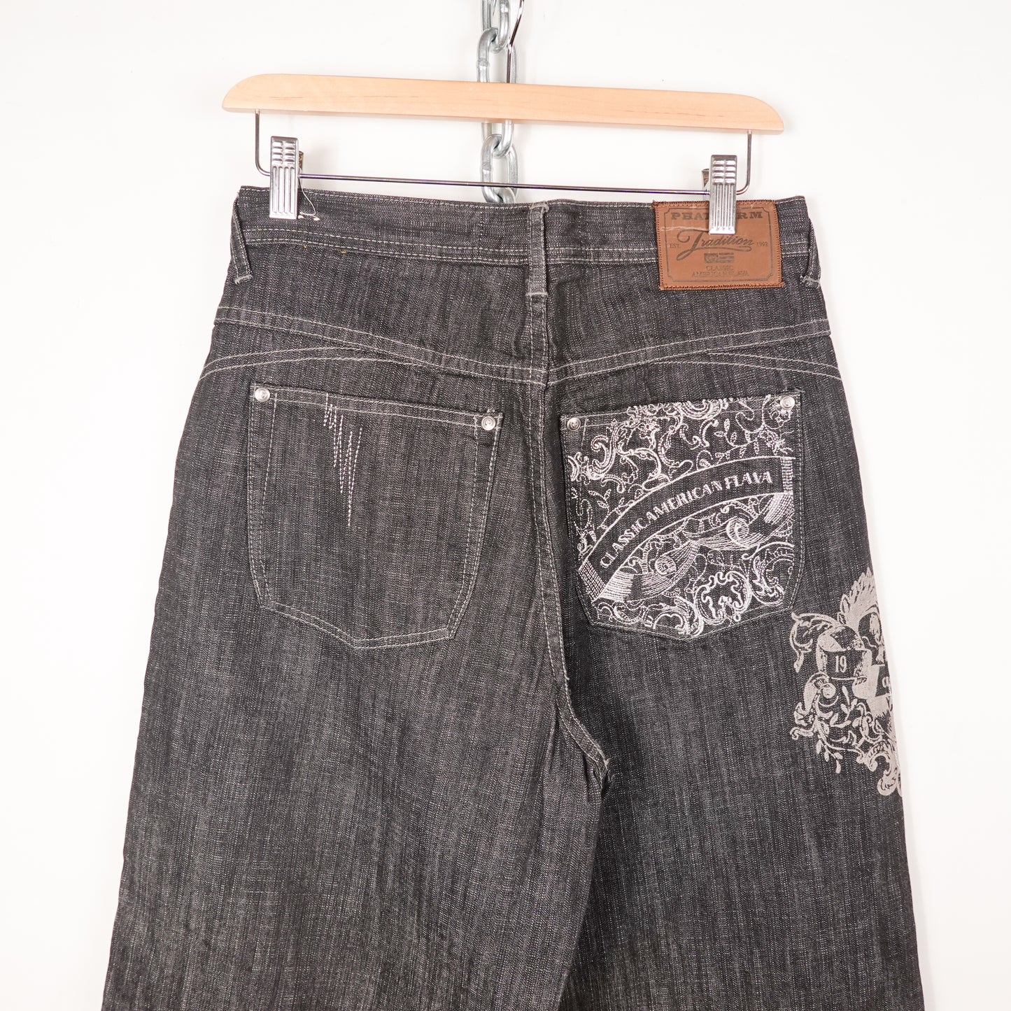 Phat Farm Black Baggy Denim - Size 29