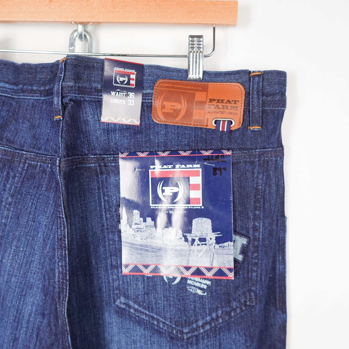Phat Farm Baggy Denim Pant - Size 36