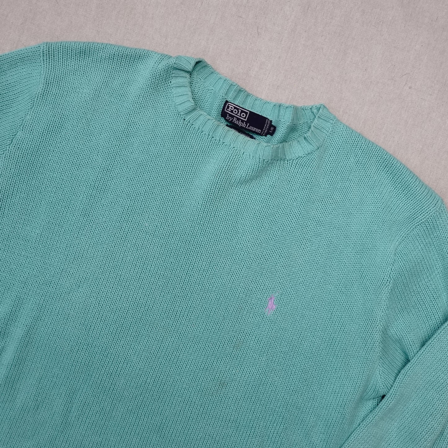 Vintage Polo Cotton Candy Knit - Size L