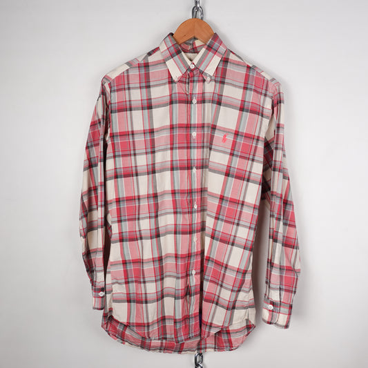 Vintage Polo RL Pink Flannel - Size S