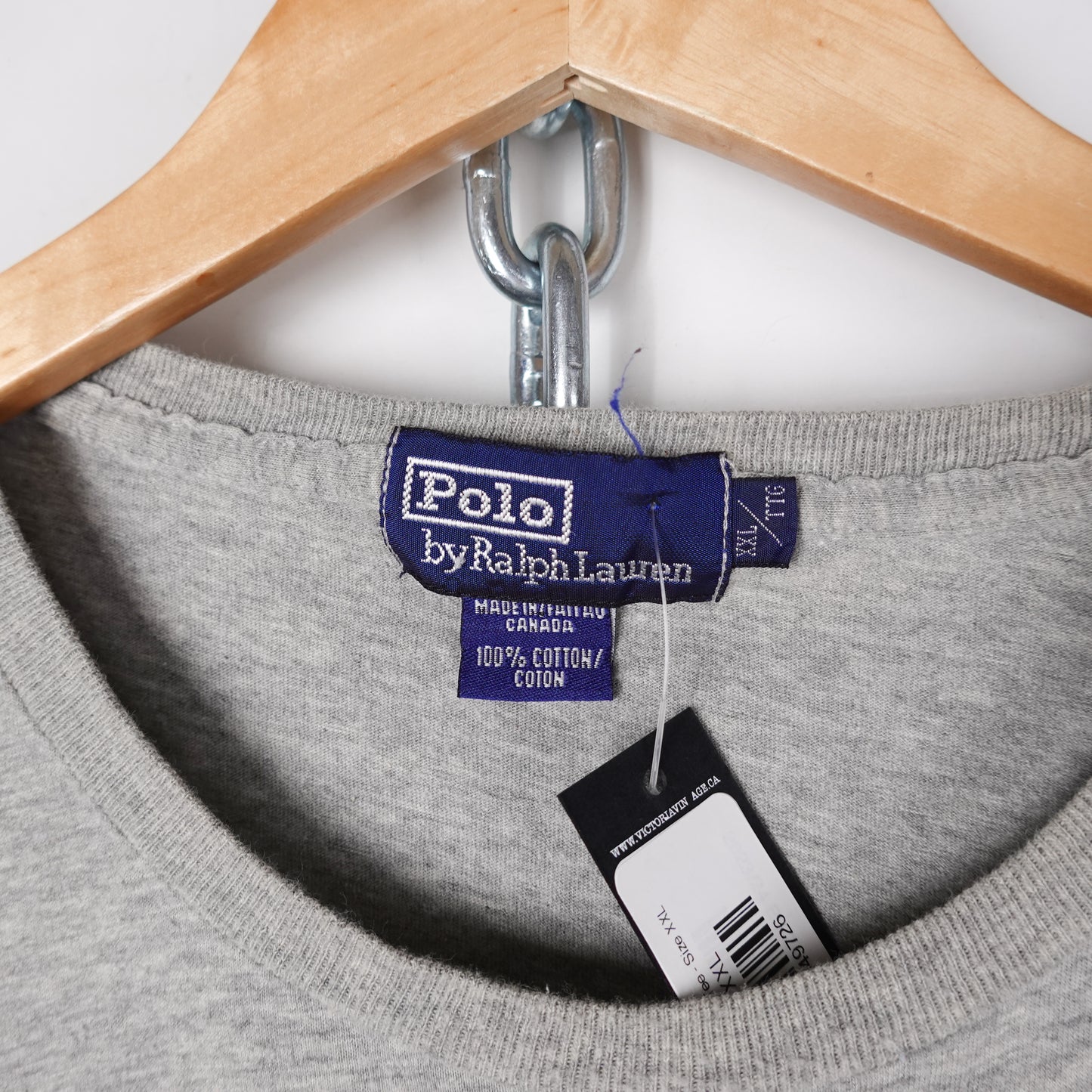 Vintage Polo RL Pocket Tee - Size XXL