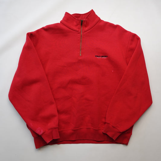 Vintage Polo Sport 1/4 Zip Sweater - Size XL