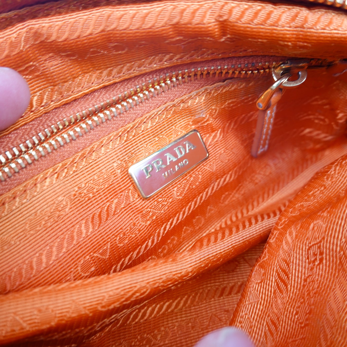Prada Nylon Mini Pouch Bag