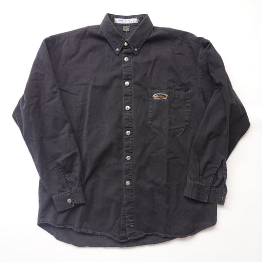 1990s Quicksilver Button Up - Size L